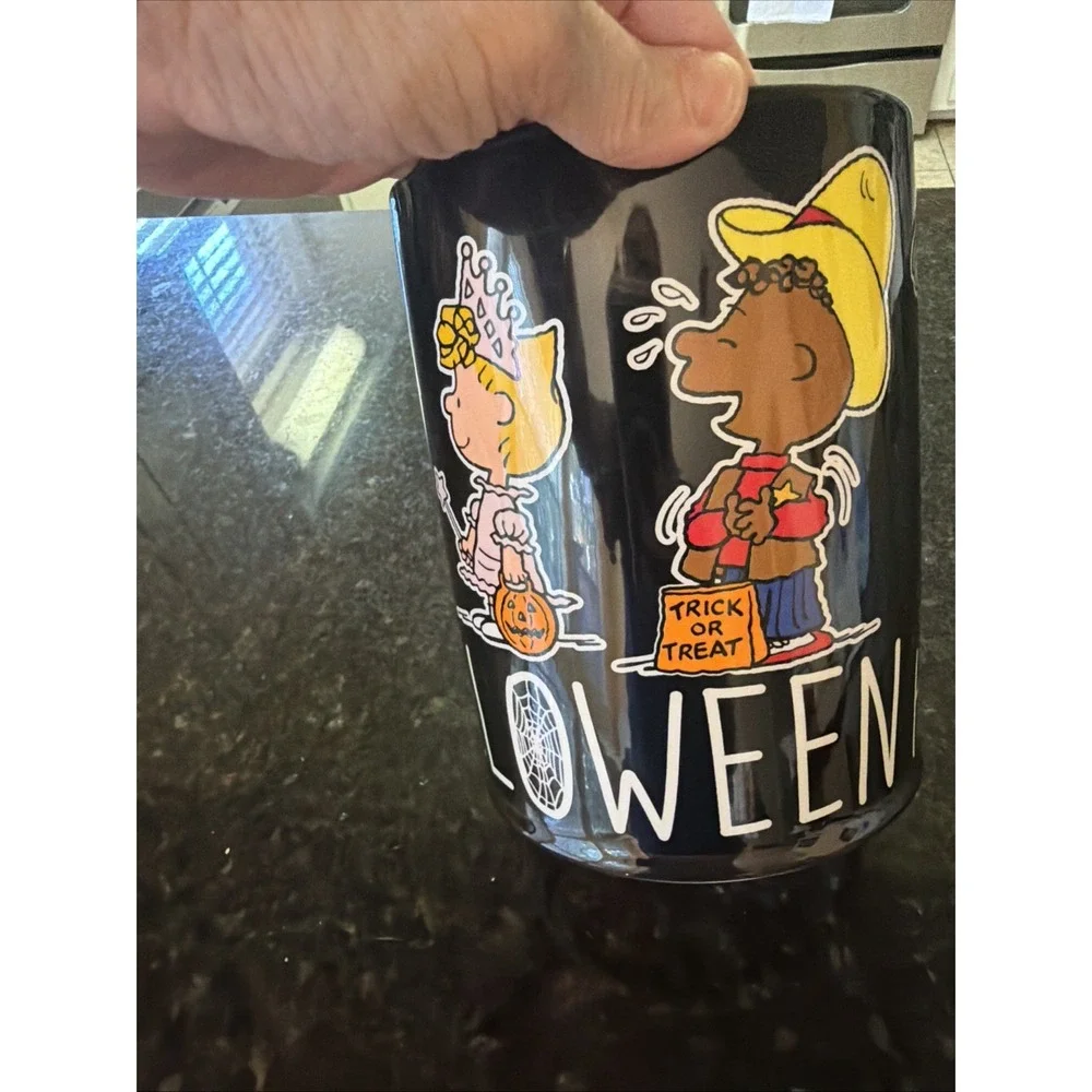 Peanuts Snoopy Halloween Jar Utensil Holder Storage Jar Ceramic Crock